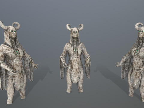 Angel fountain 3D 모델