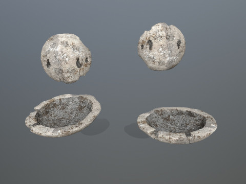 Angel fountain 3D 모델