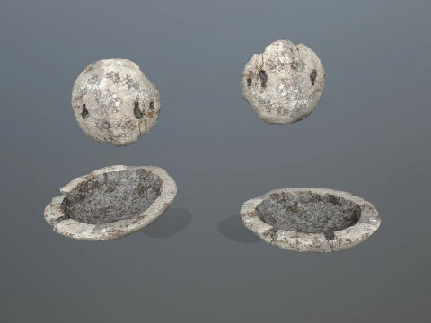 Angel fountain 3D Model