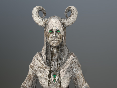 Angel fountain 3D 모델