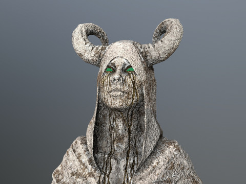 Angel fountain 3D 모델