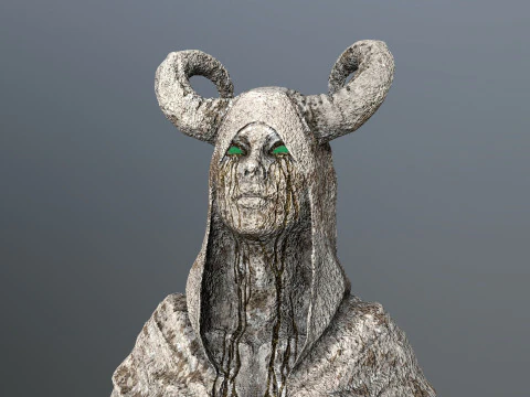 Angel fountain 3D Model