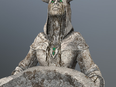 Angel fountain 3D 모델