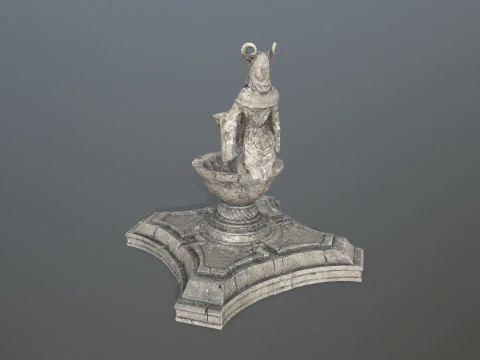 Angel fountain 3D Model