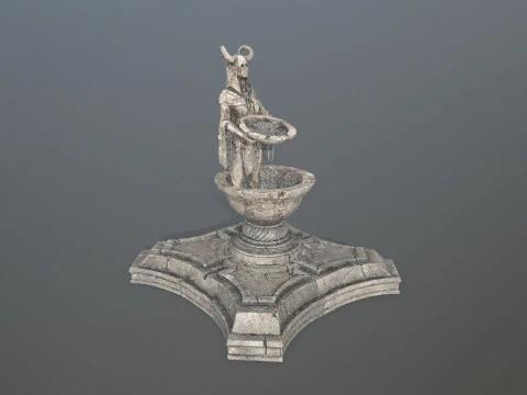 Angel fountain 3D Model