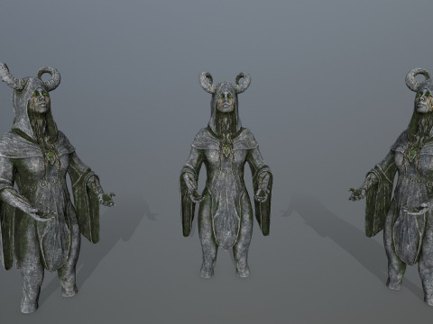 Angel fountain 3D 模型