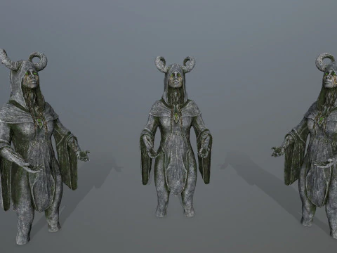 Angel fountain 3D Model