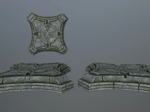 Angel fountain 3D Model