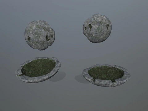 Angel fountain 3D Model