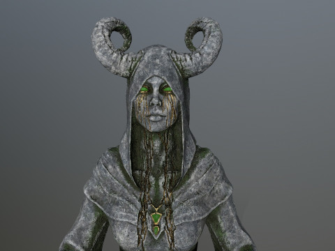 Angel fountain 3D 模型
