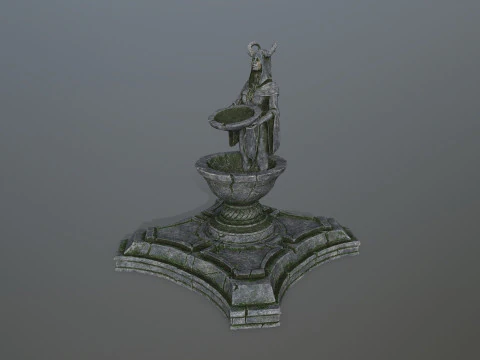 Angel fountain 3D Model