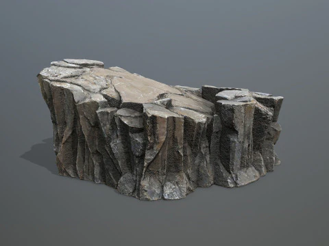 Desert cliff rocks 3D Model