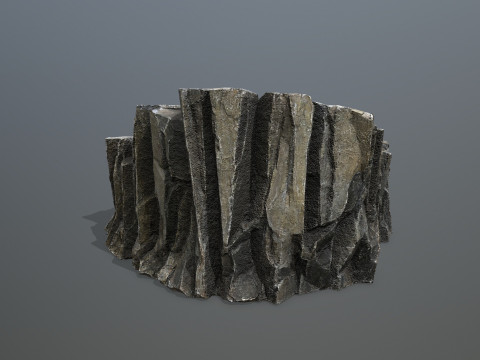 Desert cliff rocks 3D 모델