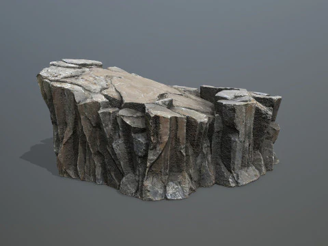 Desert cliff rocks 3D Model