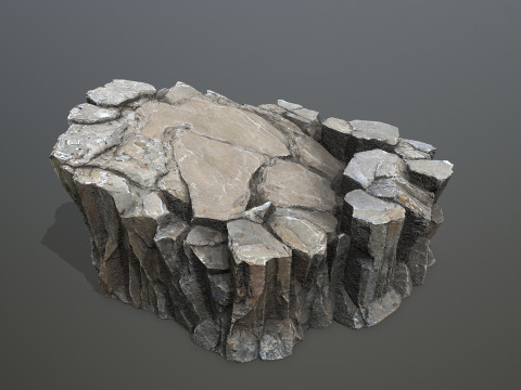 Desert cliff rocks 3D 모델