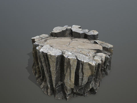 Desert cliff rocks 3D 모델