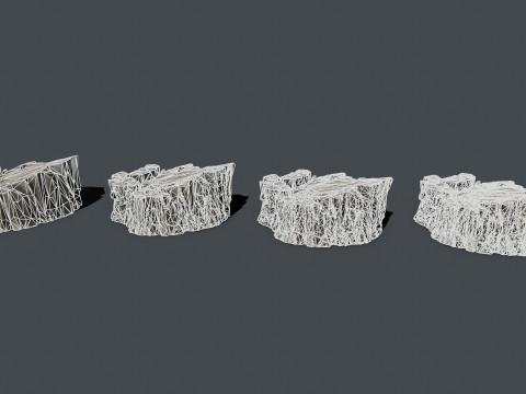 Desert cliff rocks 3D 모델