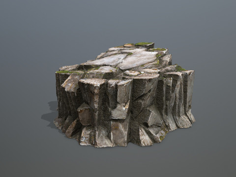 Cliff rocks Modello 3D