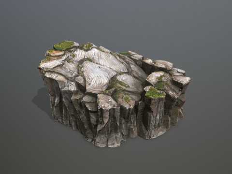 Cliff rocks Modello 3D