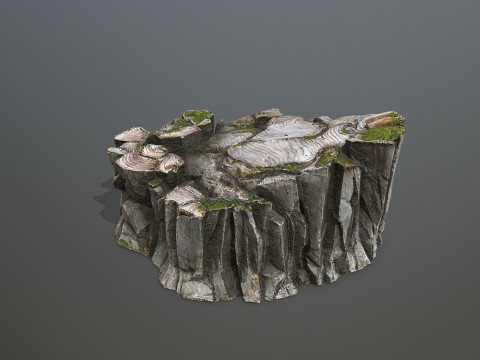 Cliff rocks Modello 3D