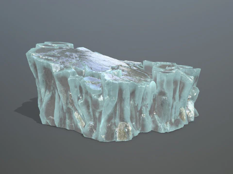 Ice rocks 3D Model