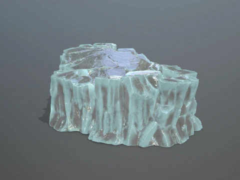 Ice rocks 3D Model