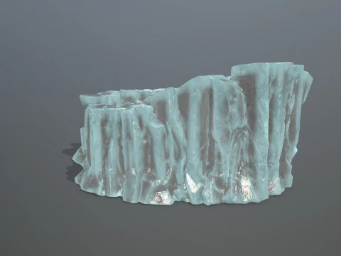 Ice rocks 3D Model