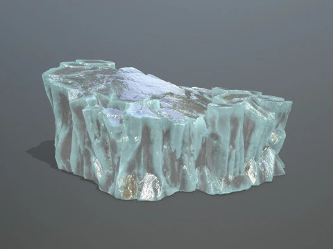 Ice rocks 3D Model