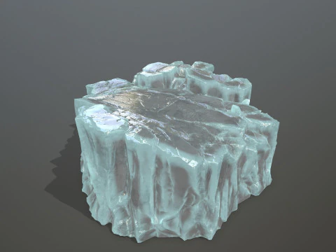 Ice rocks 3D Model
