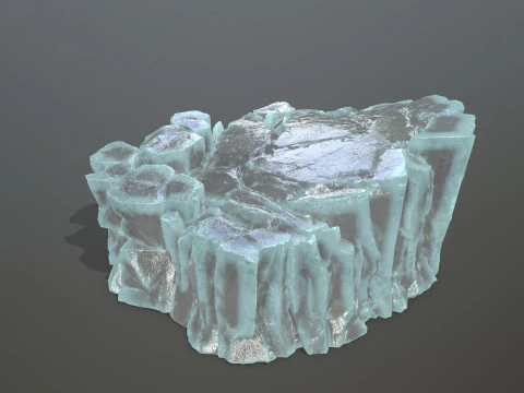 Ice rocks 3D Model