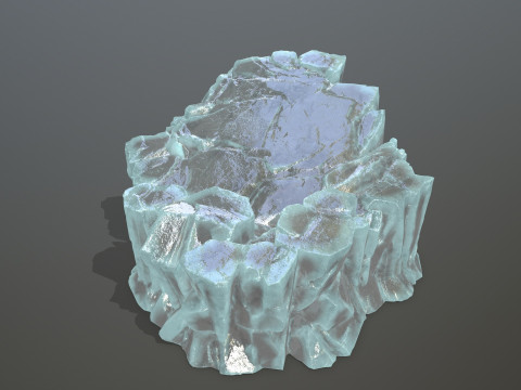 Ice rocks Modelo 3D