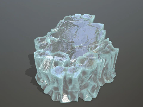 Ice rocks 3D Model