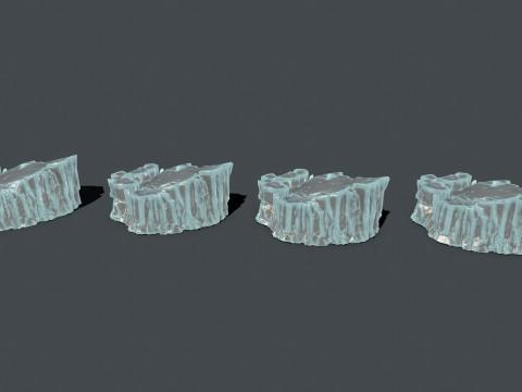 Ice rocks Modelo 3D