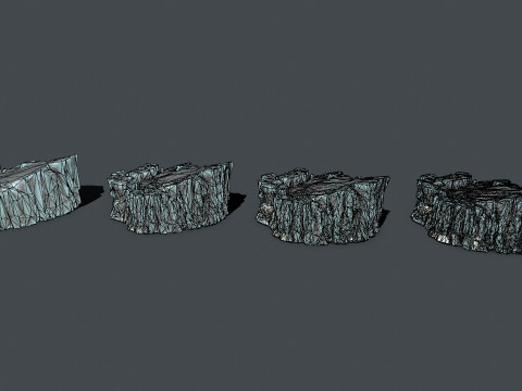 Ice rocks Modelo 3D
