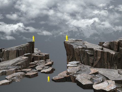 Desert rocks 3D Model