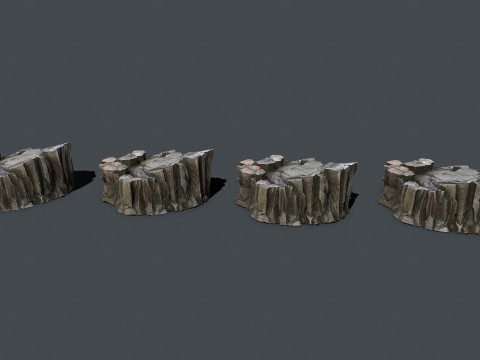 Desert rocks 3Dモデル