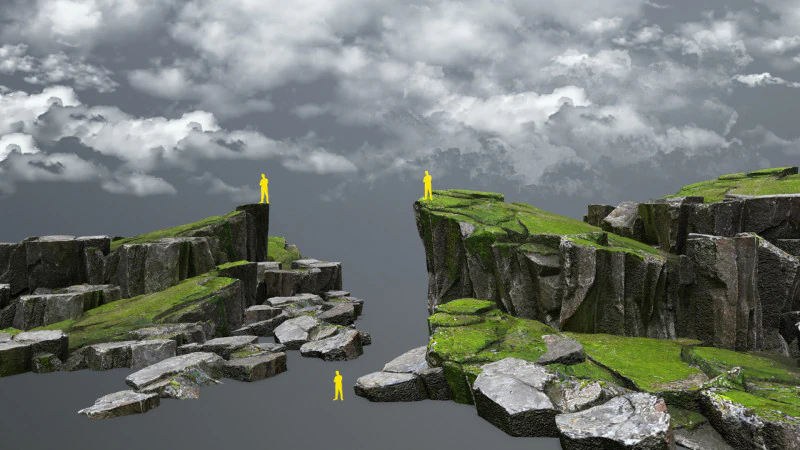 Mossy rocks 3D Model .c4d .max .obj .3ds .fbx .stl .blend 