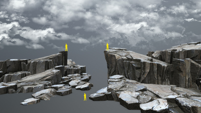 Cliff rocks 3D 模型 .c4d .max .obj .3ds .fbx .stl .blend