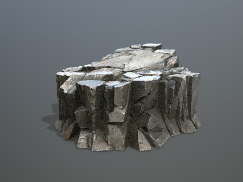 Cliff rocks 3D 模型