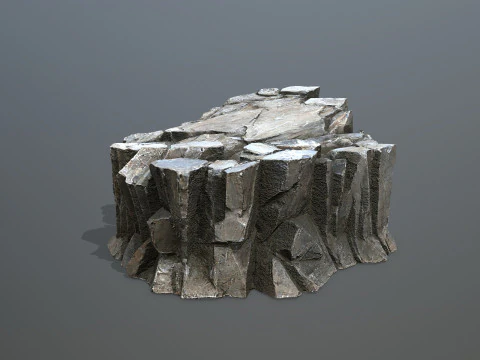 Cliff rocks 3D Model