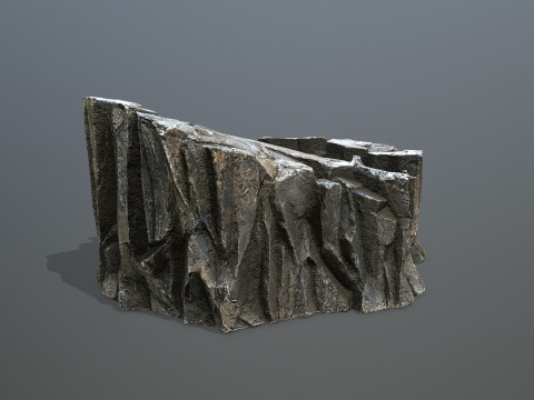 Cliff rocks 3D 模型