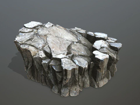 Cliff rocks 3D Model