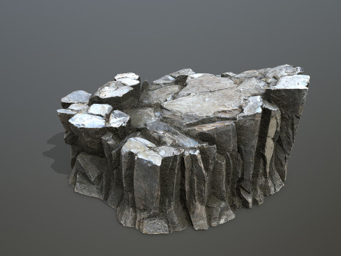 Cliff rocks 3D 模型