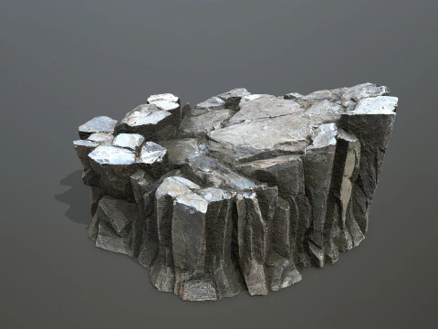 Cliff rocks 3D Model