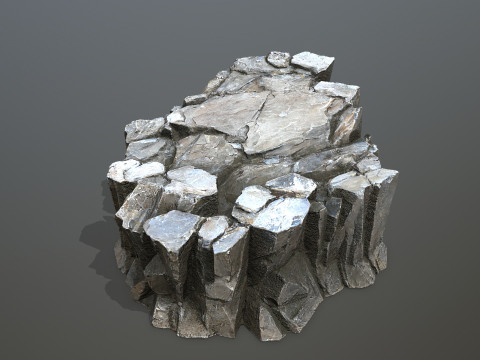 Cliff rocks 3D 模型