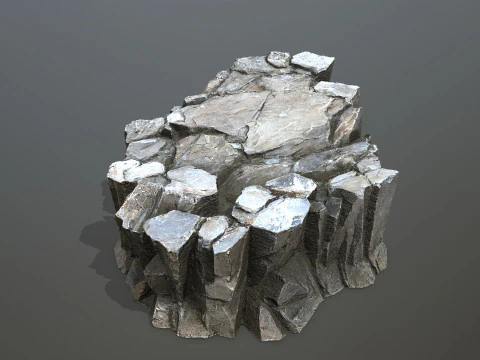 Cliff rocks 3D Model