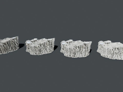 Cliff rocks 3D Model