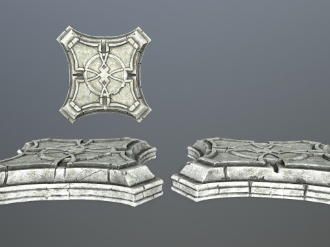 Angel fountain 3D Модель