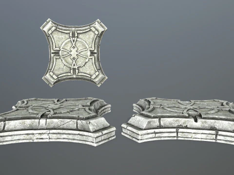 Angel fountain 3D Model