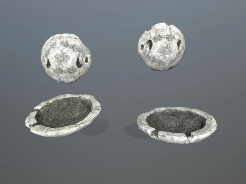 Angel fountain 3D Model